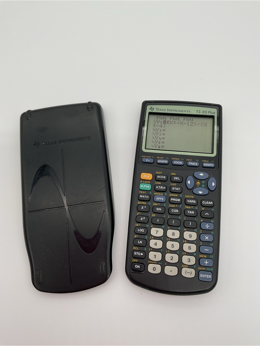 Texas Instruments TI - 83 Plus Black Graphing Calculator